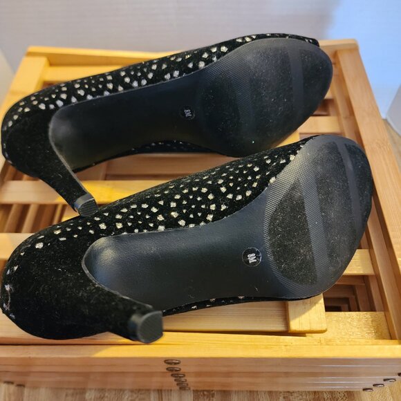 Alfani Sparkly Suede Bootie (Black) 8M - Picture 2 of 5